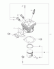 Jonsered CS2172 - Chainsaw (2010-08) Pièces détachées CYLINDER PISTON