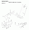 Jonsered LT13 (JNA13A) - Lawn & Garden Tractor (2001-05) Pièces détachées MOWER LIFT / DECK LIFT