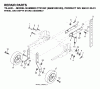 Jonsered CT2105F (960810001, 96081000103) - Cultivator (2007-02) Pièces détachées WHEEL DEPTH STAKE ASSEMBLY