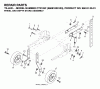Jonsered CT2105F (960810001, 96081000103) - Cultivator (2007-02) Ersatzteile WHEEL DEPTH STAKE ASSEMBLY