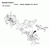 Jonsered RT5 (JRT5P) - Rear-Tine Tiller (2000-02) Pièces détachées TINE ASSEMBLY