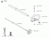 Jonsered GT2125L - String/Brush Trimmer (2002-01) Listas de piezas de repuesto y dibujos SHAFT HANDLE #3