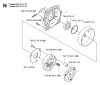 Jonsered FC2145W - String/Brush Trimmer (2006-10) Pièces détachées CLUTCH