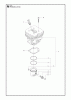 Jonsered FC2255W - String/Brush Trimmer (2011-01) Listas de piezas de repuesto y dibujos CYLINDER PISTON
