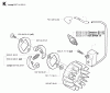 Jonsered GR2126D - String/Brush Trimmer (2002-01) Listas de piezas de repuesto y dibujos IGNITION SYSTEM CLUTCH