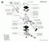 Jonsered RS44 - String/Brush Trimmer (1993-05) Listas de piezas de repuesto y dibujos CARBURETOR DETAILS