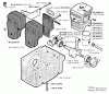 Jonsered RS44 - String/Brush Trimmer (1993-05) Listas de piezas de repuesto y dibujos CYLINDER CRANKCASE