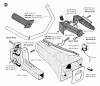 Jonsered RS44 - String/Brush Trimmer (1993-05) Listas de piezas de repuesto y dibujos HANDLE CONTROLS