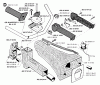 Jonsered GR41 - String/Brush Trimmer (1994-03) Spareparts HANDLE CONTROLS