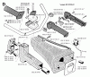Jonsered GR41 - String/Brush Trimmer (1995-01) Spareparts HANDLE CONTROLS