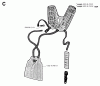 Jonsered RS44 - String/Brush Trimmer (1995-01) Listas de piezas de repuesto y dibujos HARNESS