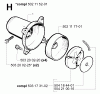 Jonsered RS44 - String/Brush Trimmer (2001-03) Pièces détachées CLUTCH