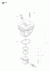 Jonsered MC2255 - String/Brush Trimmer (2008-07) Pièces détachées CYLINDER PISTON
