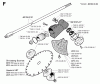 Jonsered RS51 - String/Brush Trimmer (1991-09) Listas de piezas de repuesto y dibujos BEVEL GEAR SHAFT