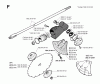 Jonsered RS51 - String/Brush Trimmer (1993-05) Pièces détachées BEVEL GEAR SHAFT