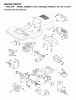 Jonsered LT18A (J18H42B, 954130047) - Lawn & Garden Tractor (2001-01) Pièces détachées CHASSIS ENCLOSURES
