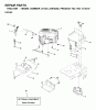 Jonsered LT18A (J18H42B, 954130047) - Lawn & Garden Tractor (2001-01) Listas de piezas de repuesto y dibujos ENGINE