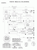 Jonsered LT18A (JNA18H42A) - Lawn & Garden Tractor (2001-05) Pièces détachées SCHEMATIC