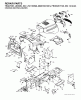 Jonsered LT2115 CMA (96061001001) - Lawn & Garden Tractor (2005-04) Pièces détachées CHASSIS ENCLOSURES