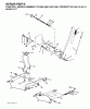 Jonsered LT2122 A (96011001100) - Lawn & Garden Tractor (2005-01) Pièces détachées MOWER LIFT / DECK LIFT