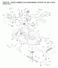 Jonsered LT2216 (96041005600) - Lawn & Garden Tractor (2007-04) Pièces détachées MOWER DECK / CUTTING DECK