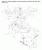Jonsered LT2216 (96041005601) - Lawn & Garden Tractor (2007-04) Pièces détachées MOWER DECK / CUTTING DECK