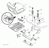 Jonsered LT2216 (96041010106) - Lawn & Garden Tractor (2012-08) Listas de piezas de repuesto y dibujos SEAT