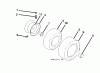 Jonsered LT2216 (96041010200) - Lawn & Garden Tractor (2009-01) Pièces détachées WHEELS TIRES