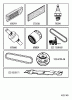 Jonsered LT2216 A2 (96041018100) - Lawn & Garden Tractor (2010-02) Pièces détachées FREQUENTLY USED PARTS