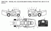 Jonsered LT2216 CM (96061019300) - Lawn & Garden Tractor (2008-07) Pièces détachées DECALS