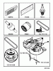 Jonsered LT2216 CMA2 (96061024500) - Lawn & Garden Tractor (2009-01) Pièces détachées FREQUENTLY USED PARTS
