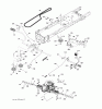 Jonsered LT2217 A (96041005701) - Lawn & Garden Tractor (2009-03) Pièces détachées DRIVE