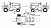 Jonsered LT2217 A (96041010303) - Lawn & Garden Tractor (2010-10) Pièces détachées DECALS