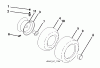 Jonsered LT2217 A (96041010303) - Lawn & Garden Tractor (2010-10) Pièces détachées WHEELS TIRES