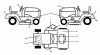 Jonsered LT2217 A (96041010305) - Lawn & Garden Tractor (2011-08) Pièces détachées DECALS