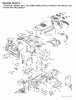 Jonsered LT2217 CMA (96061019701) - Lawn & Garden Tractor (2007-05) Pièces détachées CHASSIS ENCLOSURES