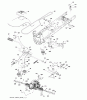 Jonsered LT2218 A (96041010500) - Lawn & Garden Tractor (2009-01) Pièces détachées DRIVE