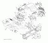 Jonsered LT2218 A (96041010501) - Lawn & Garden Tractor (2010-01) Pièces détachées CHASSIS ENCLOSURES