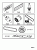Jonsered LT2218 A2 (96041003900) - Lawn & Garden Tractor (2007-04) Pièces détachées FREQUENTLY USED PARTS