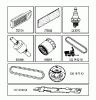 Jonsered LT2223 A2 (96041004001) - Lawn & Garden Tractor (2007-05) Pièces détachées FREQUENTLY USED PARTS