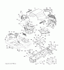 Jonsered LT2223 A2 (96041011101) - Lawn & Garden Tractor (2010-02) Pièces détachées CHASSIS ENCLOSURES