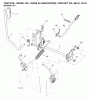Jonsered LT2226 A2 (96041007000) - Lawn & Garden Tractor (2008-02) Pièces détachées MOWER LIFT / DECK LIFT