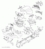 Jonsered LT2227 A2 (96041014602) - Lawn & Garden Tractor (2012-08) Pièces détachées CHASSIS ENCLOSURES