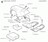 Jonsered FR13 - Rear-Engine Riding Mower (1998-10) Pièces détachées HOOD