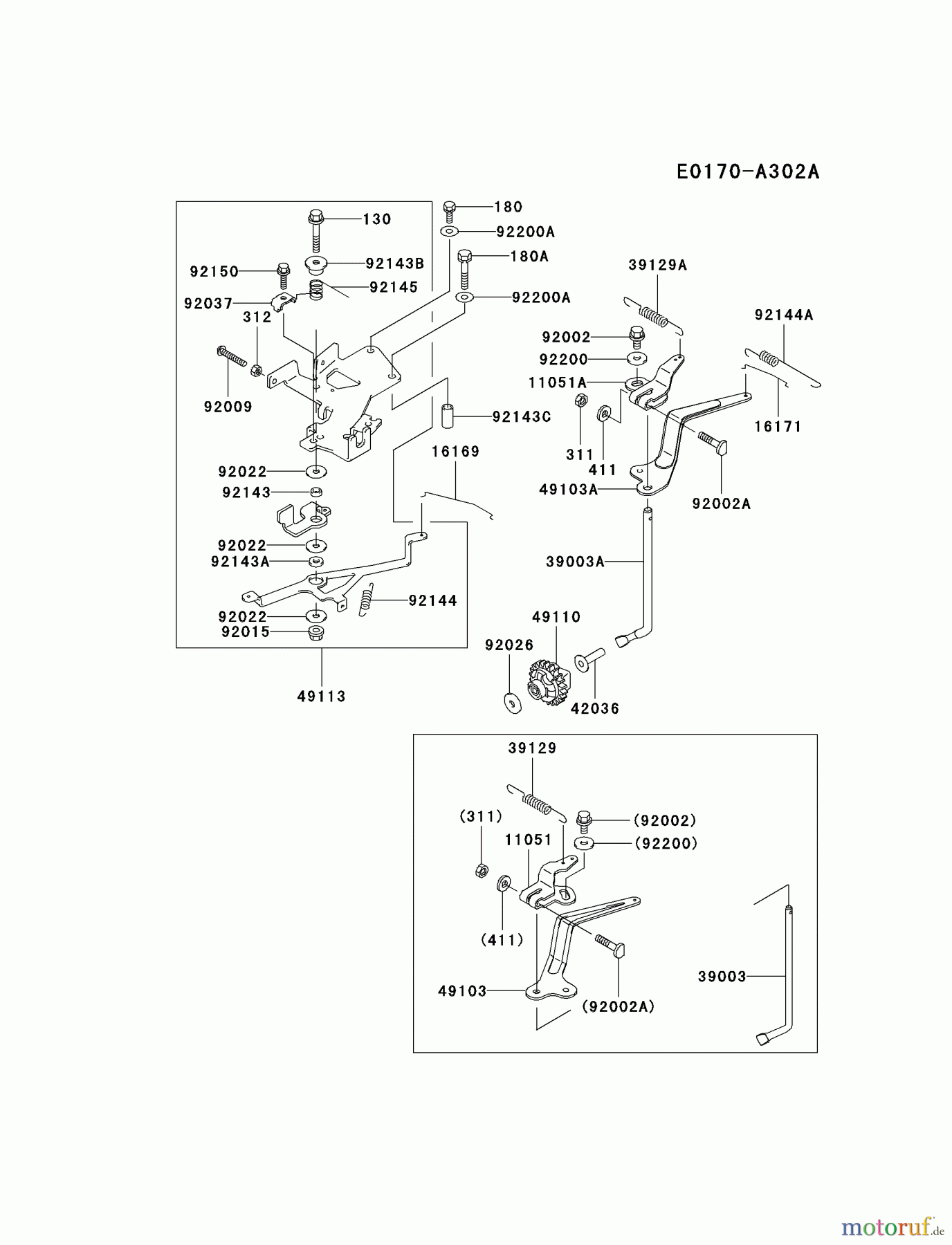  Kawasaki Motoren Motoren, Horizontal FD620D-BS23 - Kawasaki FD620D 4-Stroke Engine CONTROL-EQUIPMENT