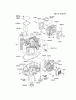 Kawasaki Motoren FH641V - DS25 bis FS481V - BS13 FH680V-DS25 - Kawasaki FH680V 4-Stroke Engine Pièces détachées CYLINDER/CRANKCASE
