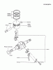 Kawasaki Motoren FA130D-CS08 - Kawasaki FA130D 4-Stroke Engine Pièces détachées PISTON/CRANKSHAFT