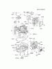 Kawasaki Motoren FH641V - DS25 bis FS481V - BS13 FH721V-CS35 - Kawasaki FH721V 4-Stroke Engine Pièces détachées CYLINDER/CRANKCASE