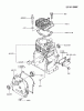 Kawasaki Motoren FA130D-BS15 - Kawasaki FA130D 4-Stroke Engine Pièces détachées CYLINDER/CRANKCASE
