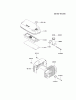 Kawasaki Motoren FH641V - DS25 bis FS481V - BS13 FJ180V-AM10 - Kawasaki FJ180V 4-Stroke Engine Pièces détachées AIR-FILTER/MUFFLER